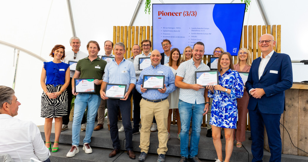 RAJAPACK België wordt laureaat voor het VOKA Charter Duurzaam Ondernemen