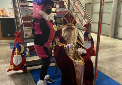 Sinterklaas op bezoek