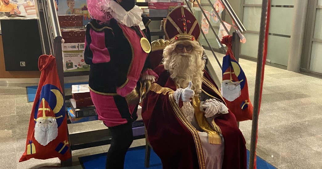 Sinterklaas op bezoek