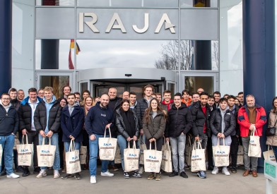 RAJAPACK France reçoit 40 étudiants belges en logistique