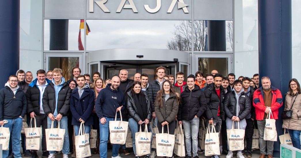 RAJAPACK France reçoit 40 étudiants belges en logistique